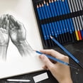 thumbnail image 5 of Kit de dibujo de 71 piezas - Suministros de arte para adultos y niños - Acuarela, grafito, - Estuche de transporte y otros suministros para dibujar, 5 of 5