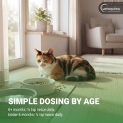Vetoquinol Viralys Gel L-Lysine Supplement for Cats, 5oz - Cats & Kittens of All Ages - Immune Health - Sneezing, Runny Nose, Squinting, Watery Eyes - Palatable Maple Flavor Lysine Gel