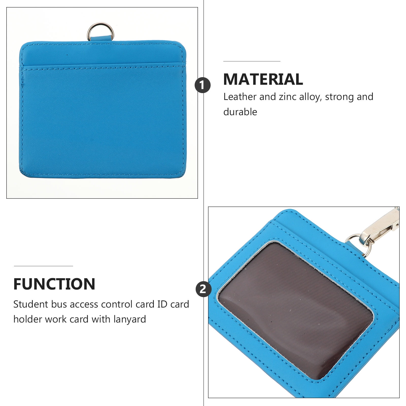 Pce Cartes de Bus Cartes d'Identité d'Employé Pochette Porte