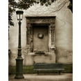 thumbnail image 2 of White, Milla 20x24 Black Ornate Wood Framed with Double Matting Museum Art Print Titled - Among the Ruins, 2 of 4