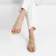 thumbnail image 4 of Sandalias Gladiadoras Doradas para Mujer DREAM PAIRS Talla 7, 4 of 7