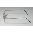 thumbnail image 4 of NEW MARCOLIN VILLAGE 38 MENS/WOMENS DESIGNER FULL-RIM GOLD / BLUE LIBRARIAN BOOKKEEPER "OLD" LOOK FRAME DEMO LENSES 50-21-145 EYEGLASSES/SPECTACLES, 4 of 9