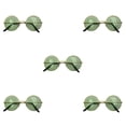 thumbnail image 1 of Soidarity Sun Eyewear Chic Sunshade Retro Gafas de sol Fiesta de baile al aire libre Estilo novedoso de moda para mujeres Golden, Green Dorado,Verde 5piezas Soidarity CBP251938, 1 of 6