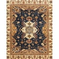 thumbnail image 1 of Ahgly Company Machine Washable Indoor Rectangle Abstract Dark Brown Area Rugs, 6' x 9', 1 of 7