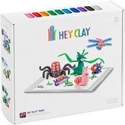 HEY CLAY Bugs Colorful Kids Modeling Air-Dry Clay, 18 Cans with Fun Interactive App