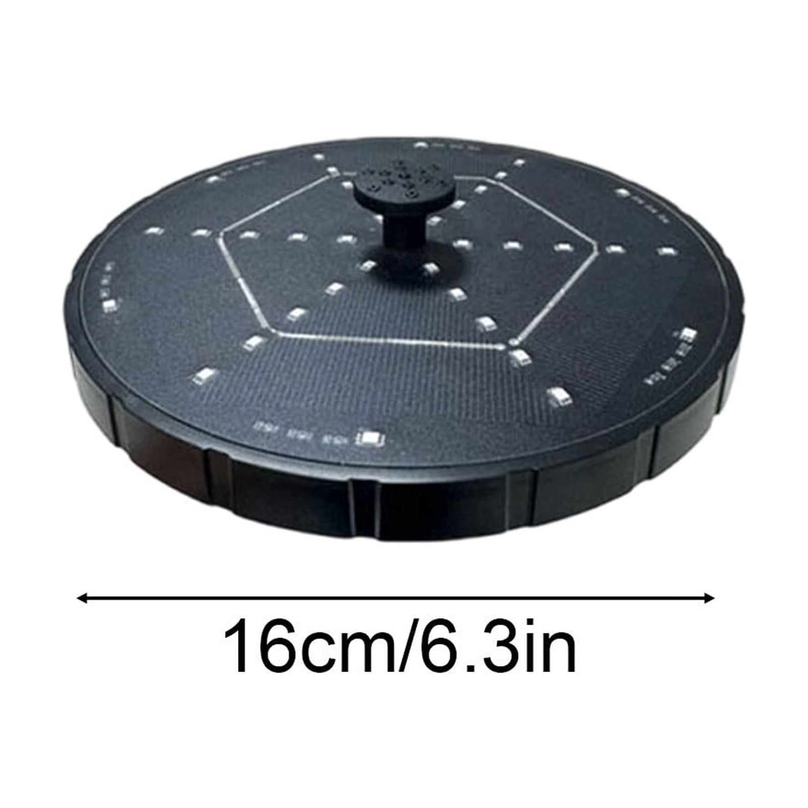 Solar-Powered Outdoor Water Fountain, Automatic Solar Floating Spout Weather-Resistant Compact Fountain for Courtyard Garden Pool Pond Bathroom Outdoor Landscaping, A