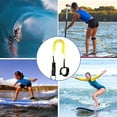 thumbnail image 4 of 10ft Surfboard Leash for Stand Up Paddle Board, Bodyboard, Kayak - 7mm SUP Ankle Yellow Leash - Foot Rope for Paddle Board, 4 of 5