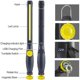 thumbnail image 1 of Luz de trabajo LED recargable con rotación magnética y USB de 360 ​​grados, luz de inspección LED recargable, luz de inspección para taller doméstico, camping al aire libre, senderismo (amarillo) LingWen 9024715589613, 1 of 1