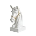 thumbnail image 2 of Living Room Decor Horse Decor White Gold Accent Table Decor for Coffee Table Shelf Home Living Room Decoration, 2 of 5