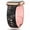 Black+Pink, variant on 2 Pack Silicone Floral Engraved Bands Compatible with Apple Watch Band 49/45/44/42mm Women, Cute Two-Tone Flower Soft Sport Strap for iWatch Bands Series 9 SE 8 7 6 5 4 3 2 Ultra 2/1,Black+Pink
