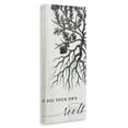 thumbnail image 2 of Stupell Industries Dig Your Own Roots Empowering Botanical Quote Canvas Wall Art, 13 x 30, Design by Daphne Polselli, 2 of 5