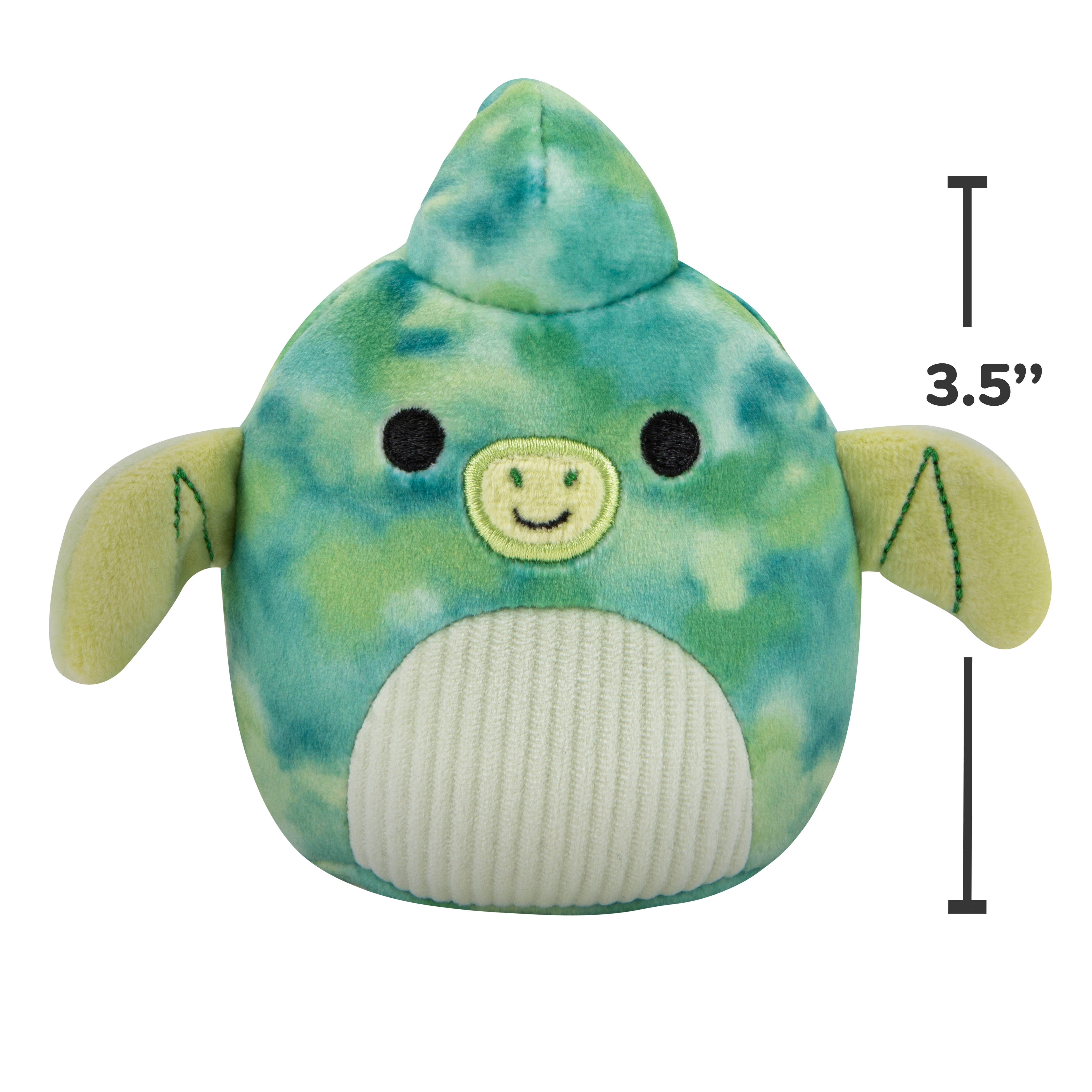 Squishmallows Original 3.5 inch Dinosaurs and Sushi Dog Toy 4-Pack - Small Ultra Soft Official Squishmallows Plush Pet Toys