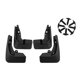thumbnail image 1 of Guardabarros para coche Yaris 2023 yuxing protectores contra salpicaduras color negro, 1 of 5