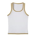 thumbnail image 5 of Workout Tank Tops Men Lightweight Breathable Square Neck Semi Sheer Slim Fit Muscle Sleeveless Shirt Athletic Gym Tanks, 5 of 6