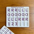 thumbnail image 3 of Purple Portable Mahjong Practice Board With 24 Slots For Charleston Training Lovers, 3 of 6