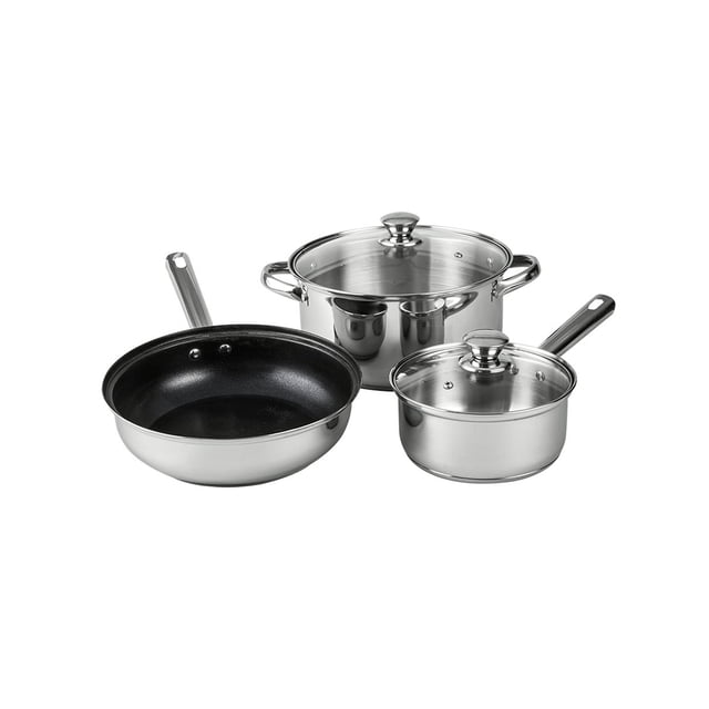 Batería De Cocina Cinsa De Acero Inoxidable Cinsa Dublín de 5 piezas