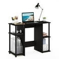 thumbnail image 4 of Maklaine Engineered Wood Compact Computer Study Desk in Espresso, 4 of 6