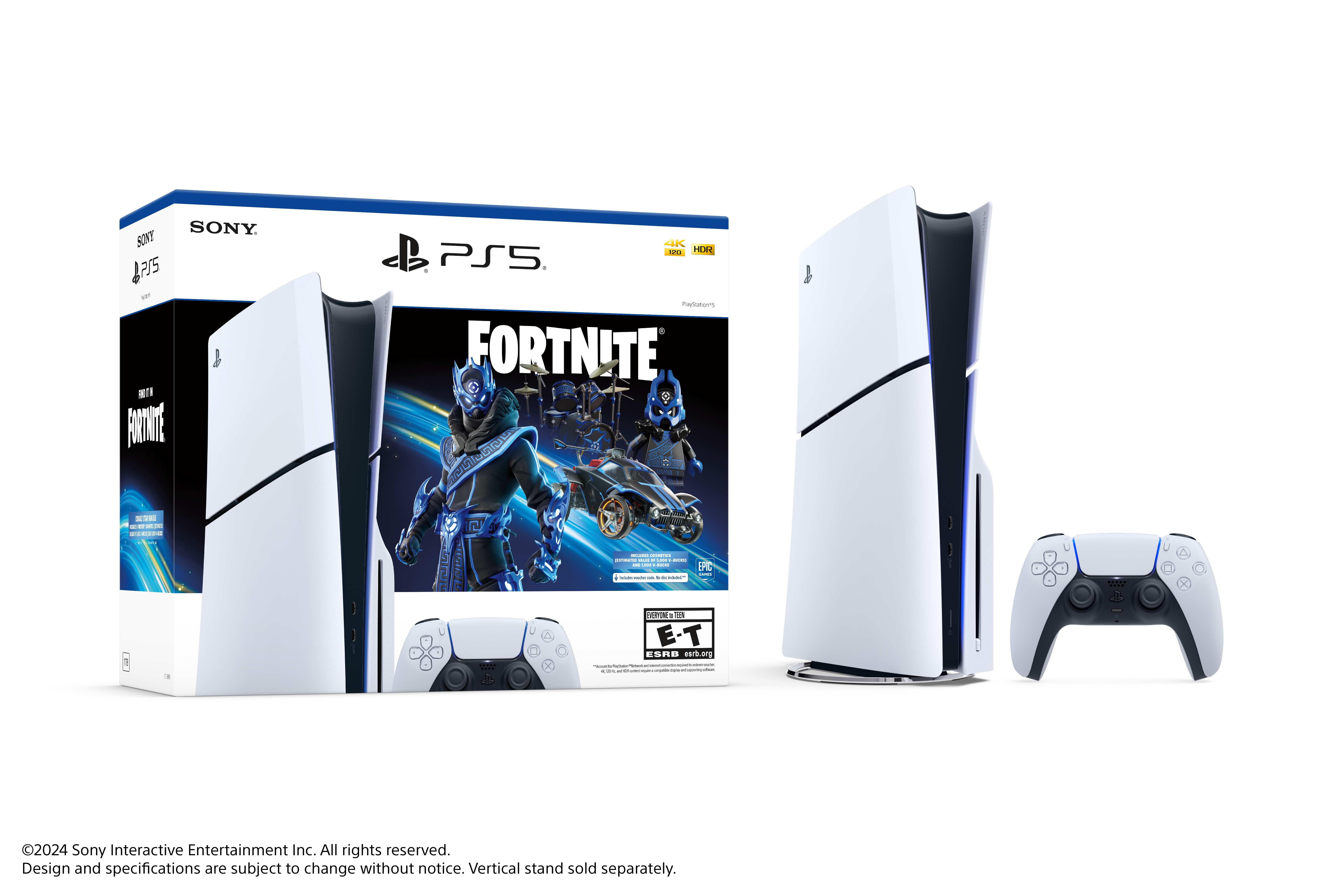 PlayStation 5 Disc Edition โ Fortnite Cobalt Star Bundle