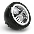thumbnail image 4 of Faro LED para motocicleta de 12 V, 6,5 pulgadas, 12‑80 V CC, doble color, IP67, impermeable, DRL, faro delantero redondo, reemplazo para Suzuki sin soporte, 4 of 12