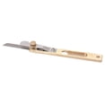 thumbnail image 3 of Cortador de artesanía de cuero, latón duradero, posicionamiento de espaciado ajustable, cuchillo de Hobby portátil para artesanía de cuero DIY, 3 of 12