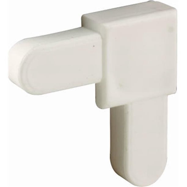 Prime-Line PL 14418 Diecast Screen Clips, 1/16” Offset, White – 100 Pack