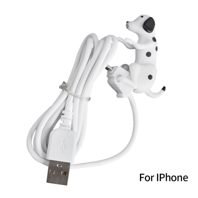 Matsuzay Cable de datos Línea de carga de animales de dibujos animados Cable USB de carga rápida plegable Decoración Regalo para niños, Cables de audio/vídeo