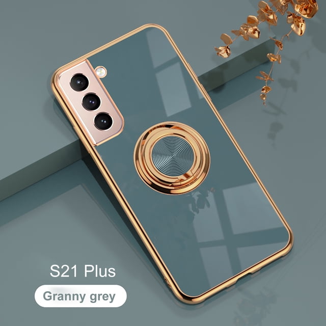 EGNMCR Phone Case For Galaxy S21 Plus 5G Anti-drop Reinforced Corners TPU Case 6.7 Inch Protective Ca-se