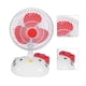 thumbnail image 4 of Mini ventilador eléctrico, Mini ventilador eléctrico de escritorio, ventilador de mesa silencioso con aspas, los mejores materiales, 4 of 8