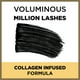 thumbnail image 3 of Máscara L'Oréal Paris Voluminous Million Lashes Waterproof, 3 of 4