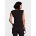 thumbnail image 2 of Avia Women's Ribbed Top with Cap Sleeves, Sizes XS-XXL, 2 of 4