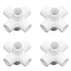 thumbnail image 4 of Emoshayoga Accesorios de tubería de 6 vías, resistente a los impactos, 10 unidades, estructura estable, fácil de conectar, conector de codo de PVC para interiores y exteriores (blanco), 4 of 14