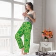 thumbnail image 6 of Picia St Patrick's Day Womens Soft Woven Cotton Elastic Waistband Sleep Pajama Pant Lounge Sleep Pant With Pockets And Drawstring-X-Large, 6 of 9