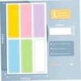 thumbnail image 2 of 60 Pcs Waterproof Label Stickers L - Self-Adhesive Name Tags for Bottles, Jars & Daycare Supplies - Write-On All-Purpose Labels, Durable Organization Stickers (10 Sheets), 2 of 7