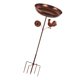 thumbnail image 3 of Baño para Pájaros Comedero para Pájaros de Metal Fácil de Instalar Fácil de Limpiar Recargable Regalo Base Estable Accesorios Jardín Exterior Niños Pa, 3 of 9