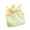thumbnail image 1 of Cama de muñeca Cómoda figura de peluche Cama para dormir Adorno de escritorio Muñeca adorable Amarillo, 1 of 9