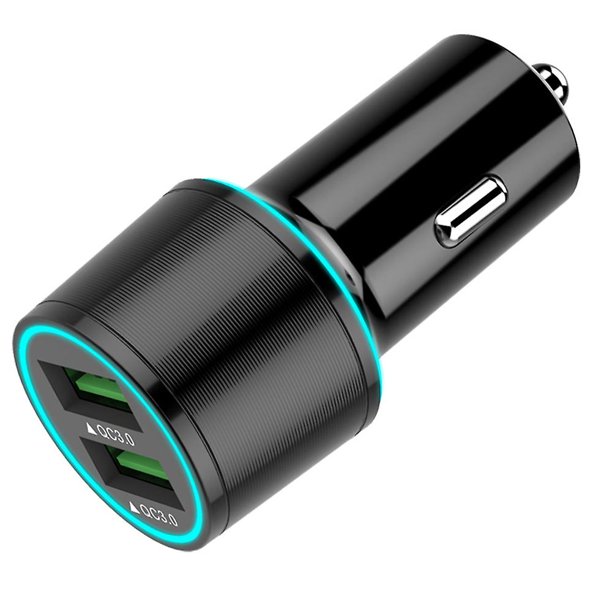 Cargador De Coche Rápido Usb-c, Compatible Para Samsung Galaxy S10+/s10/s10/s9/s8/s8/s8 Active/note10/note 9/8/a20/a50/a70, Cargador De Coche Usb De Carga Rápida-negro