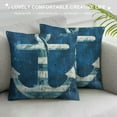 thumbnail image 3 of Heduofu Throw Pillow Covers Ocean Theme Nautical Outdoor Navy Blue Cushion Pillow Cases for Patio Couch Sofa Beach Car Home Decoration Throw Pillow White, 3 of 5