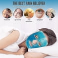 thumbnail image 4 of Mascarillas faciales de gel refrescante: paquete de compresas frías y calientes reutilizables para la relajación del alivio del estrés de la migraña, 4 of 5