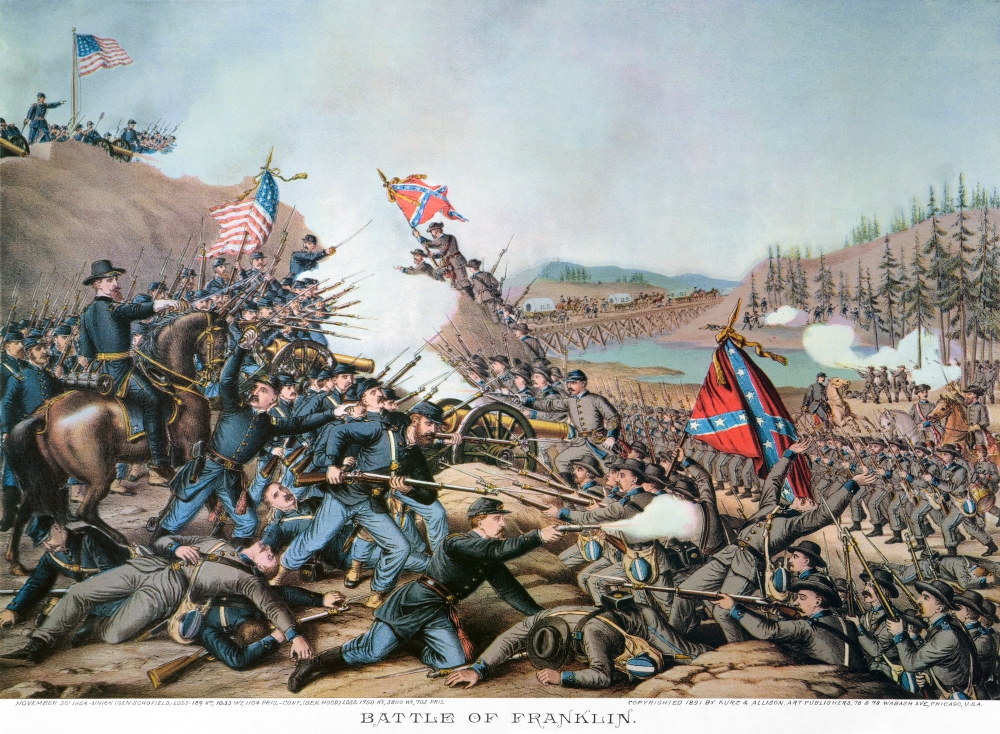 Battle of Franklin Tennessee NEW Vintage Reprint POSTER November 30 1864
