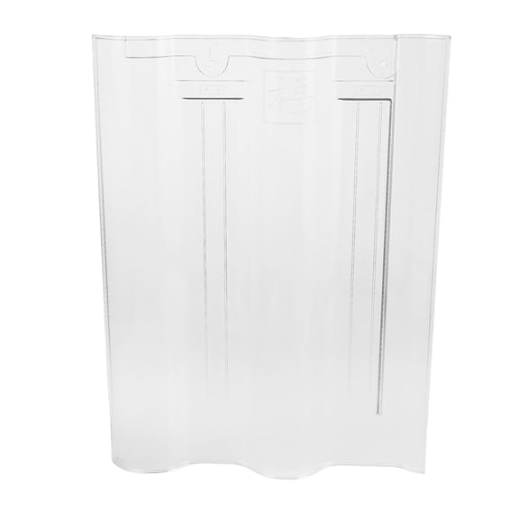 DEEPCRAFF Transparent Corrugated Plastic Roofing Panels for Patio, Deck, Pavilion with High Light Transmission and