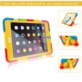 thumbnail image 2 of iPad Mini Case, iPad Mini 2 Case, iPad Mini 3 Case, iPad 7.9 inch Case, Shockproof Protective iPad Mini Case for Kids, Multi-Angle Adjustable Bracket - Rainbow Yellow Rainbow Yellow, 2 of 9