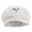 White, variant on Flying Swallow Embroidered Cotton Elastic Big Size Newsboy Cap - Purple 2XL-3XL