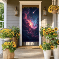 thumbnail image 3 of LUUFILx Galaxy Themed Backdrop Banner Cosmic Cloud Starry Space Photography Props Party Decoration Sci-Fi Background Event Wall Decor Celestial Mystical Celestial, 3 of 8