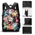 thumbnail image 3 of Eeveel_ution Anime Print School Bag 3 Pcs Set, Backpack, Lunch Bag, Pencil Storage Bag, 3 of 8