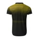 thumbnail image 2 of Camisas s Para Hombre Manga Larga Camisa informal de manga corta con cuello vuelto y cremallera con estampado informal para hombre (Yellow, XL), 2 of 5