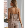 thumbnail image 4 of Coofit Ensemble de Pyjama d'Été pour Femmes : Tenue de Nuit Ample Décontractée, Débardeur Sans Manches avec Short, 4 of 6