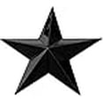thumbnail image 3 of 3.5" Five Point Star 3d Auto Emblem (90mm, Black), 3 of 4