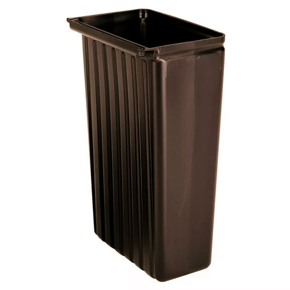 Cambro BC11TC131 11 gal Trash Container for Service Cart, Dark Brown
