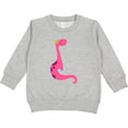 thumbnail image 2 of Inktastic Cute Pink Dinosaur Toddler Sweatshirt, 2 of 4