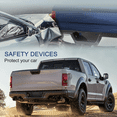 thumbnail image 5 of Rear Step Bumper Assembly with Max Tow Hitch & Parking Aid Sensor Hole Compatible with 2015-2020 Ford F150 Replace# FO1103191, Chrome, 5 of 8